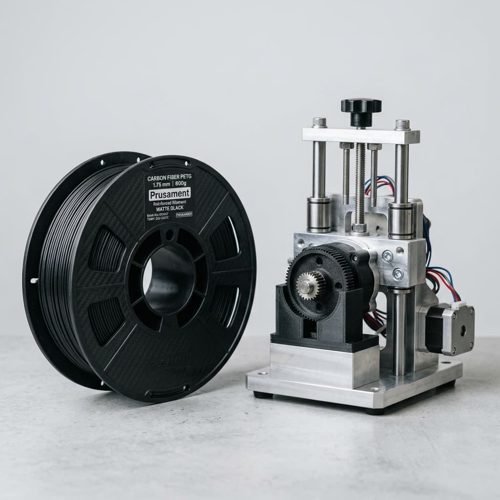 Bobina de PETG Fibra de Carbono