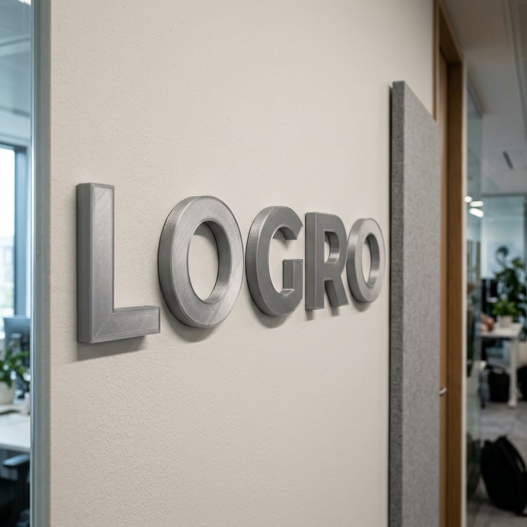 Mural Corporativo en Relieve "LOGRO"
