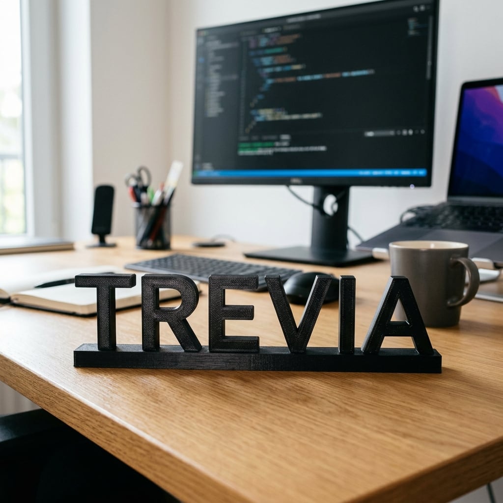 Rótulo de Mostrador y Despacho "TREVIA"